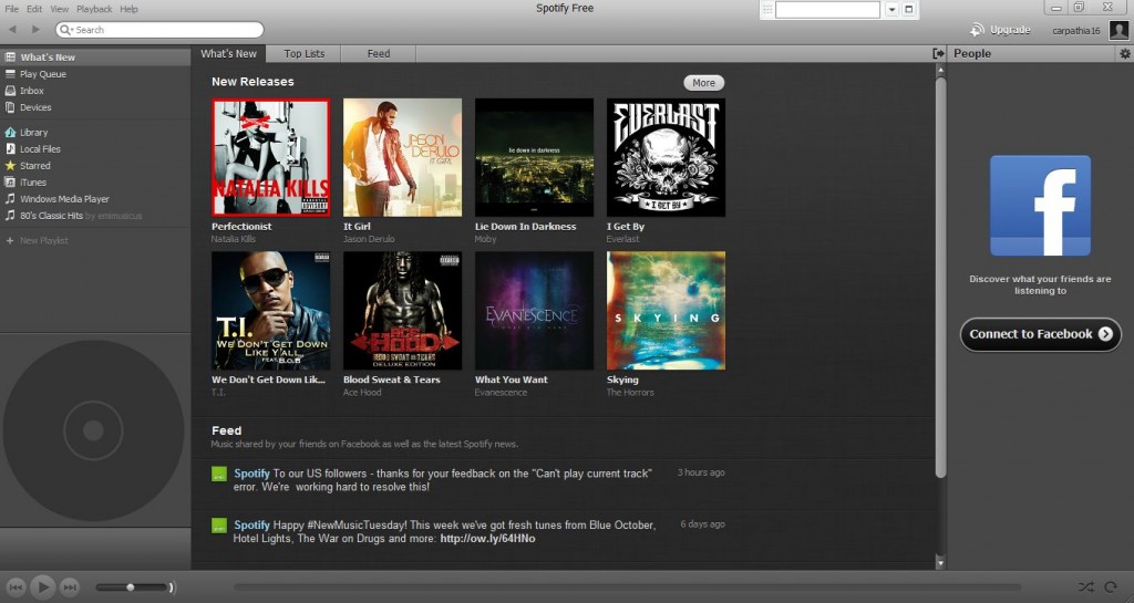 Spotify Website