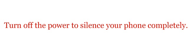 Silent phone Helpful advice