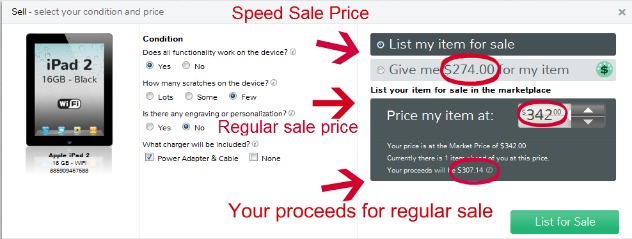 Glyde iPad Arrows