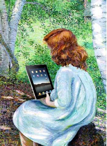 child with iPad iPad Kids