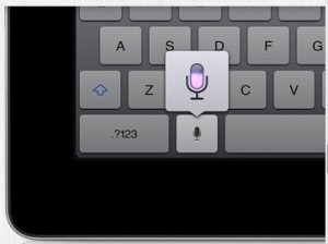 New iPad Dictation