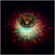 underwater disco lightshow
