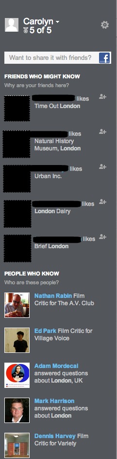 Bing Search Results Side Panel Bing Integration with Facebook