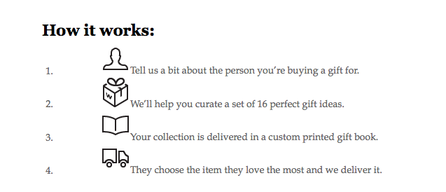 Wantful Gift Giving How Wantful Works
