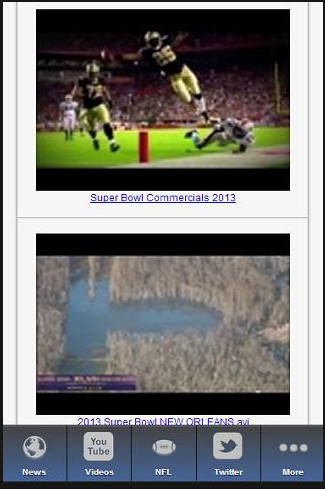 Super Bowl News Android App