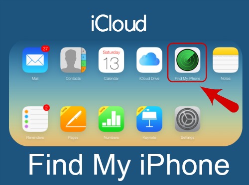 find iphone icloud